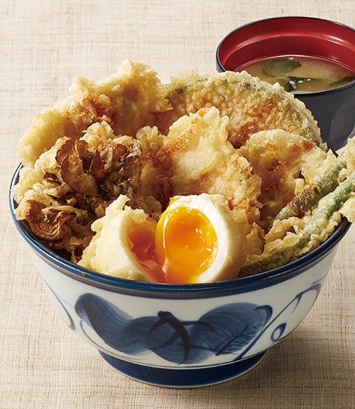 天丼てんや 名古屋コーチンの鶏天とろ玉天丼の公式掲載画像